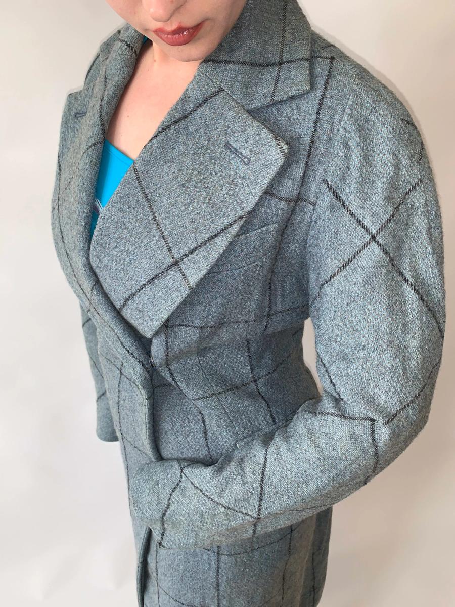 90s Vivienne Westwood Plaid Overcoat product image