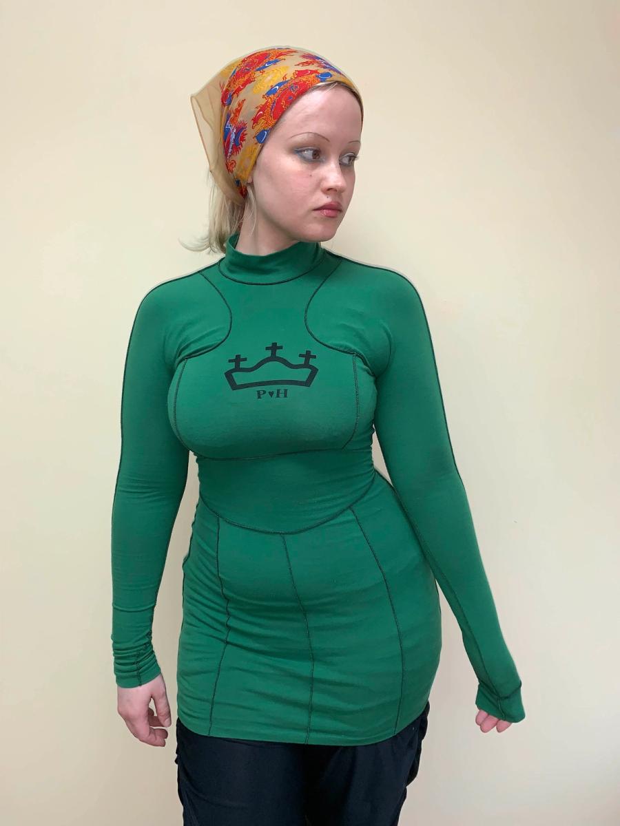 Pam Hogg Clover Mock Neck Dress product image