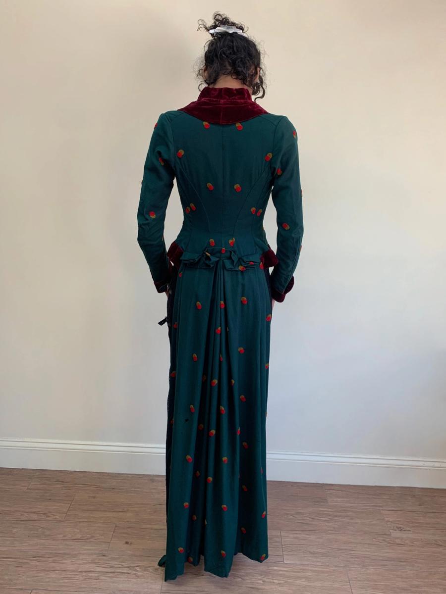 Victorian Embroidered Dot Bustle Jacket product image