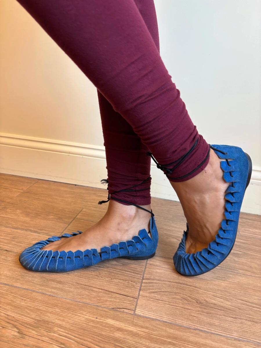 80s Norma Kamali Antique Style Sandals product image