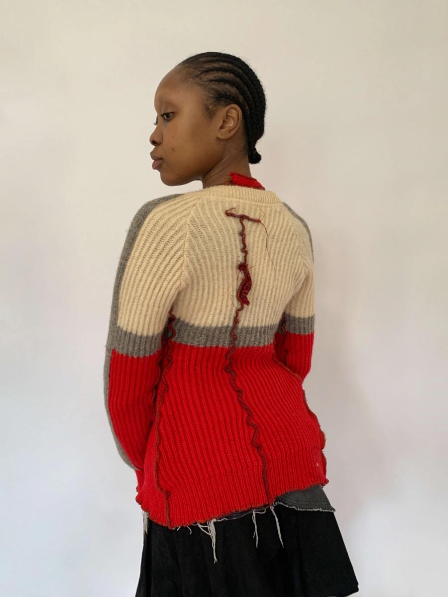 90s Xuly Bët Patchwork Sweater product image