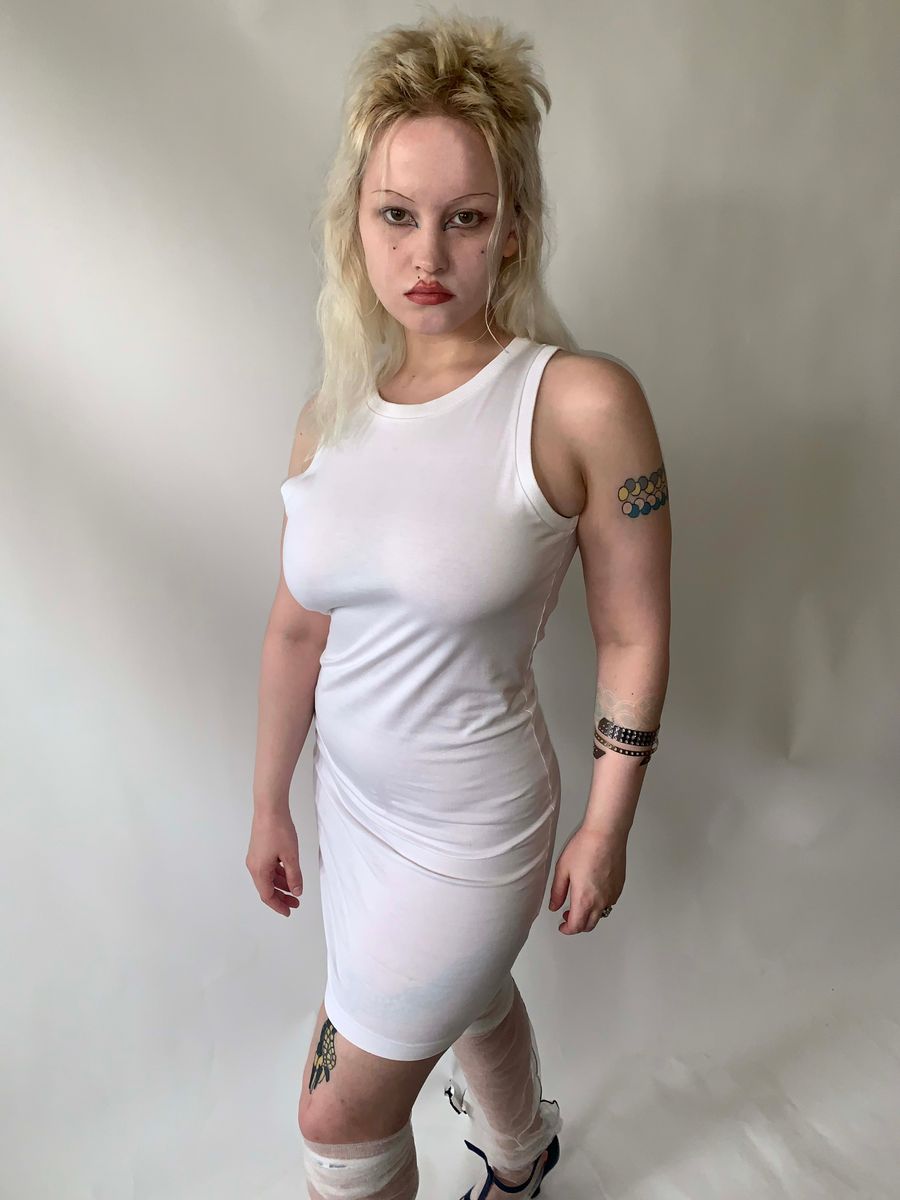 Romeo Gigli Vintage Bodycon Dress w/ Cutout product image