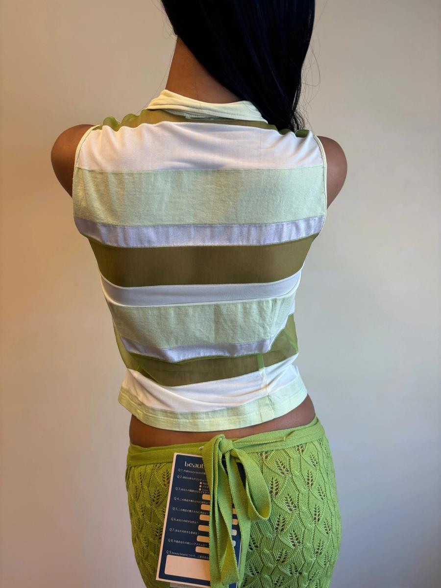 Marithé Francois Girbaud Cutout Mesh Tanktop product image