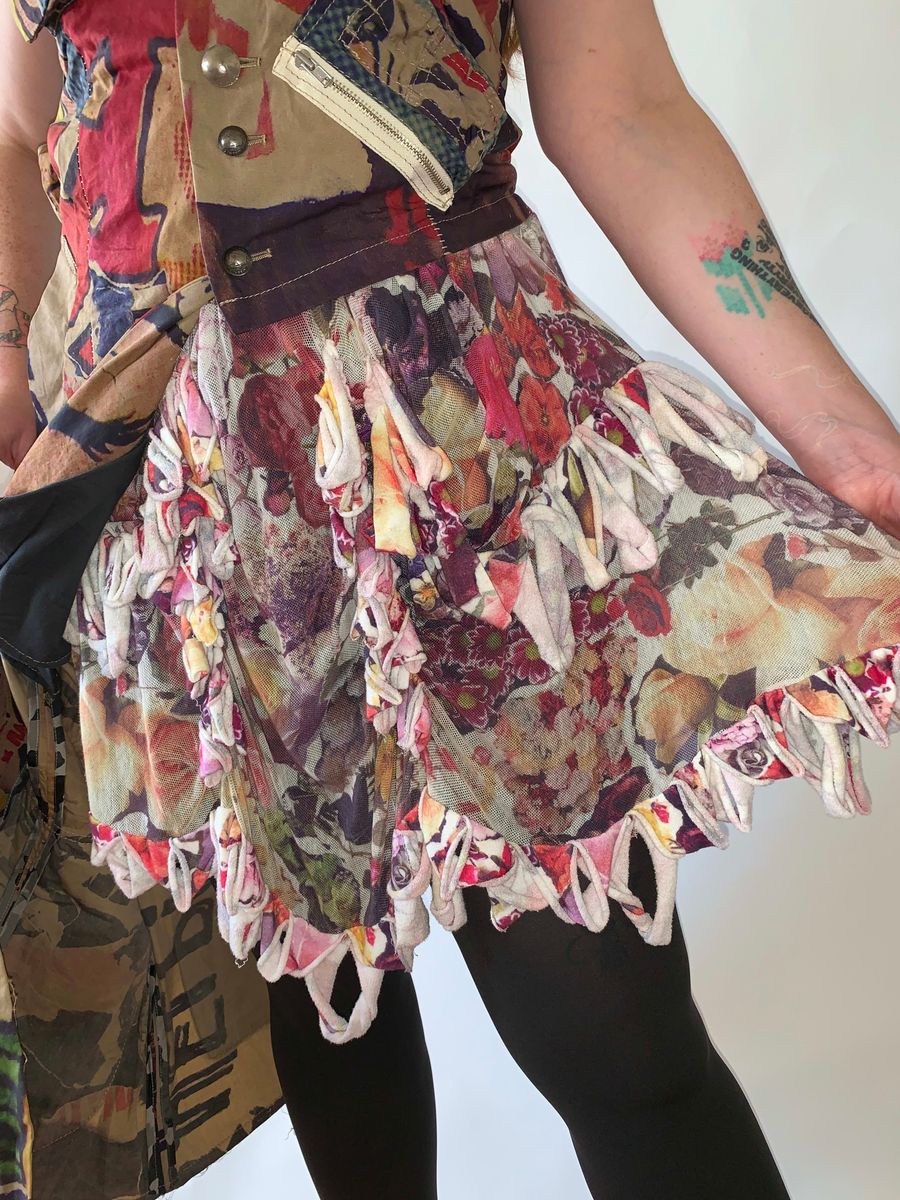 Nozomi Ishiguro Flower Mesh Skirt product image
