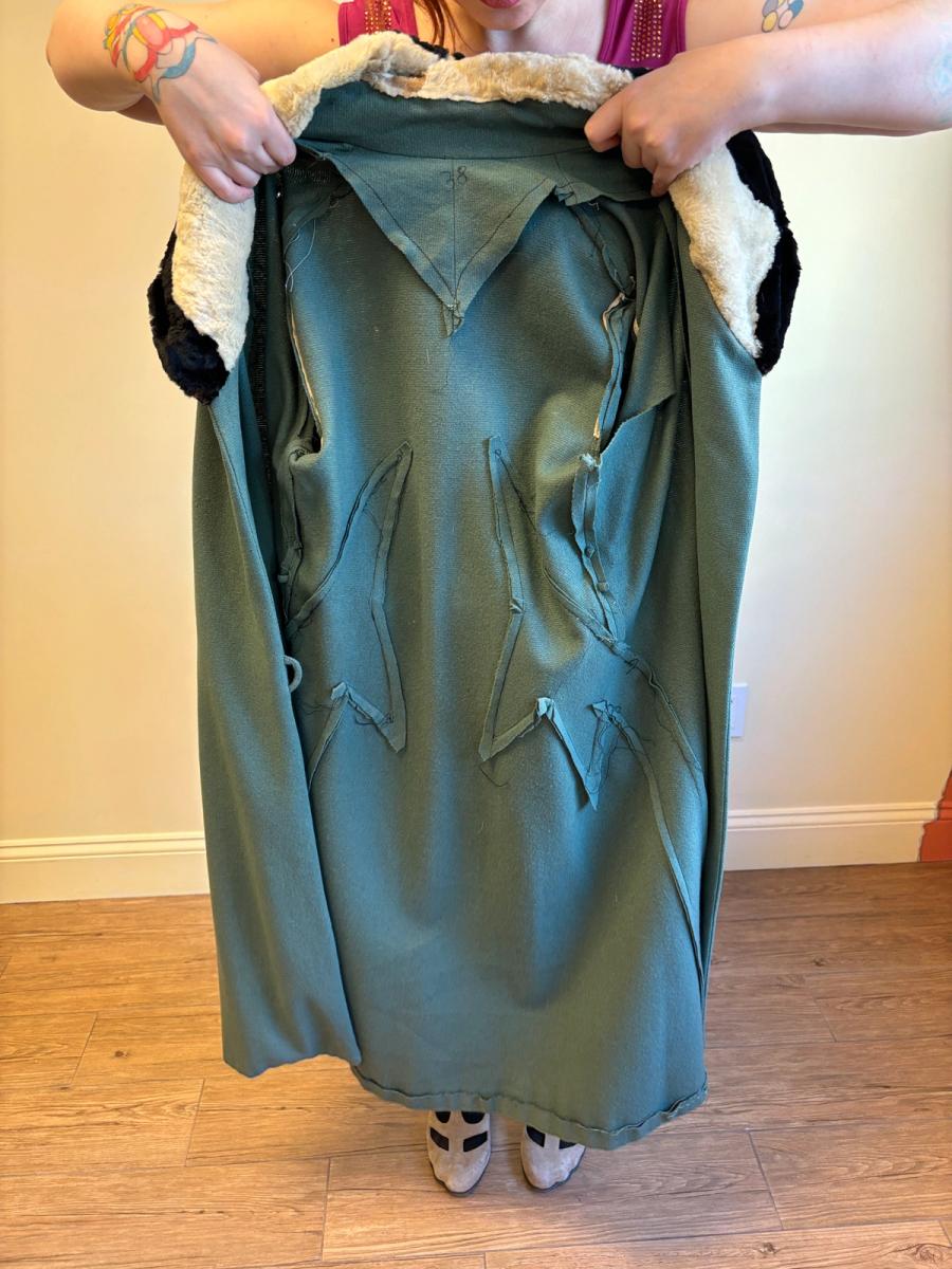 1920s or early 1930s Celadon Deco Coat  product image