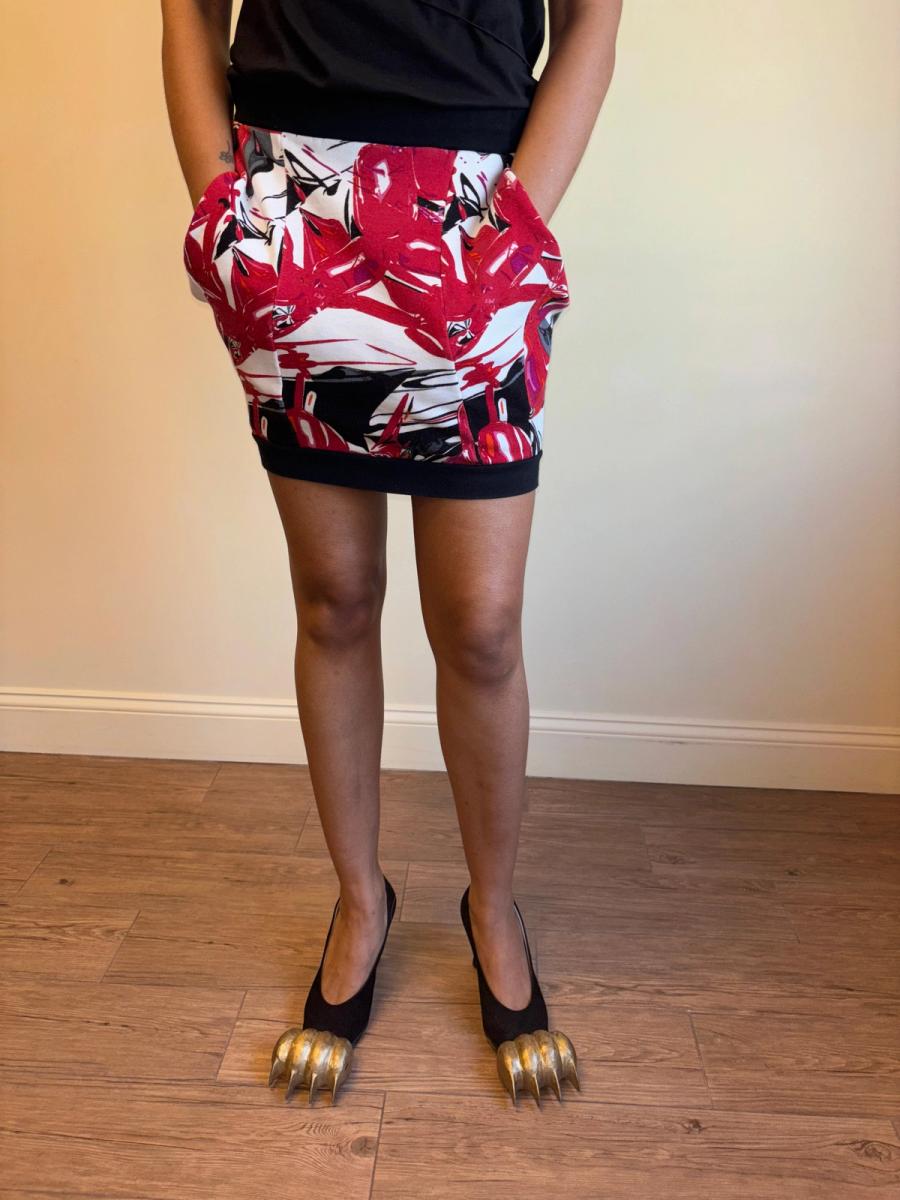 KTZ Abstract Print Bubble Skirt product image