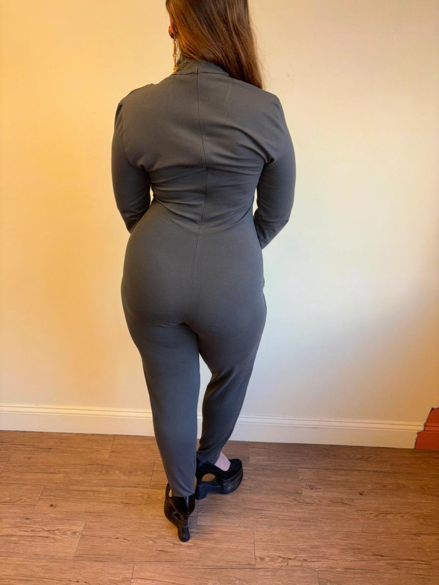 90s Norma Kamali Button Catsuit  product image