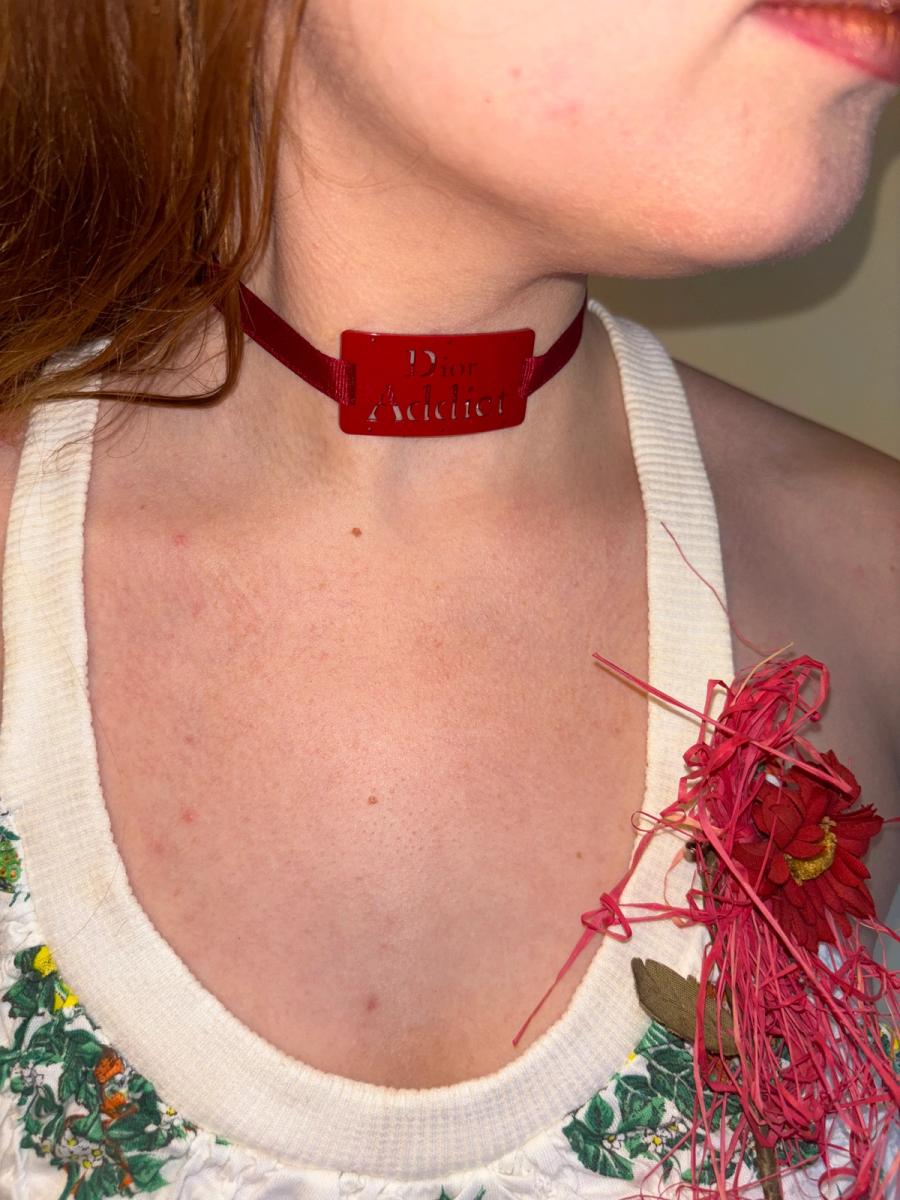 Galliano Dior 'Addict' Choker product image