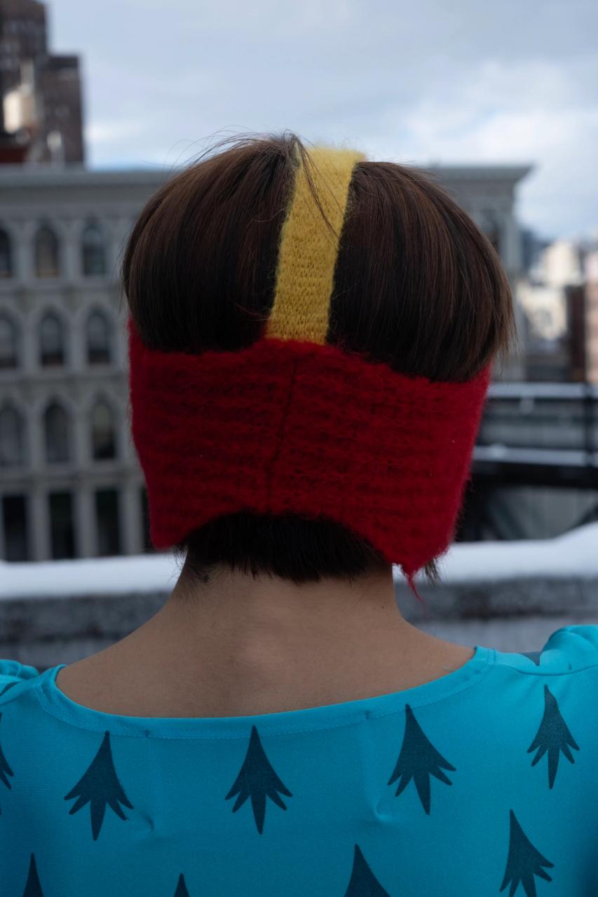'Enfer' Sample Knit Ski Cap product image