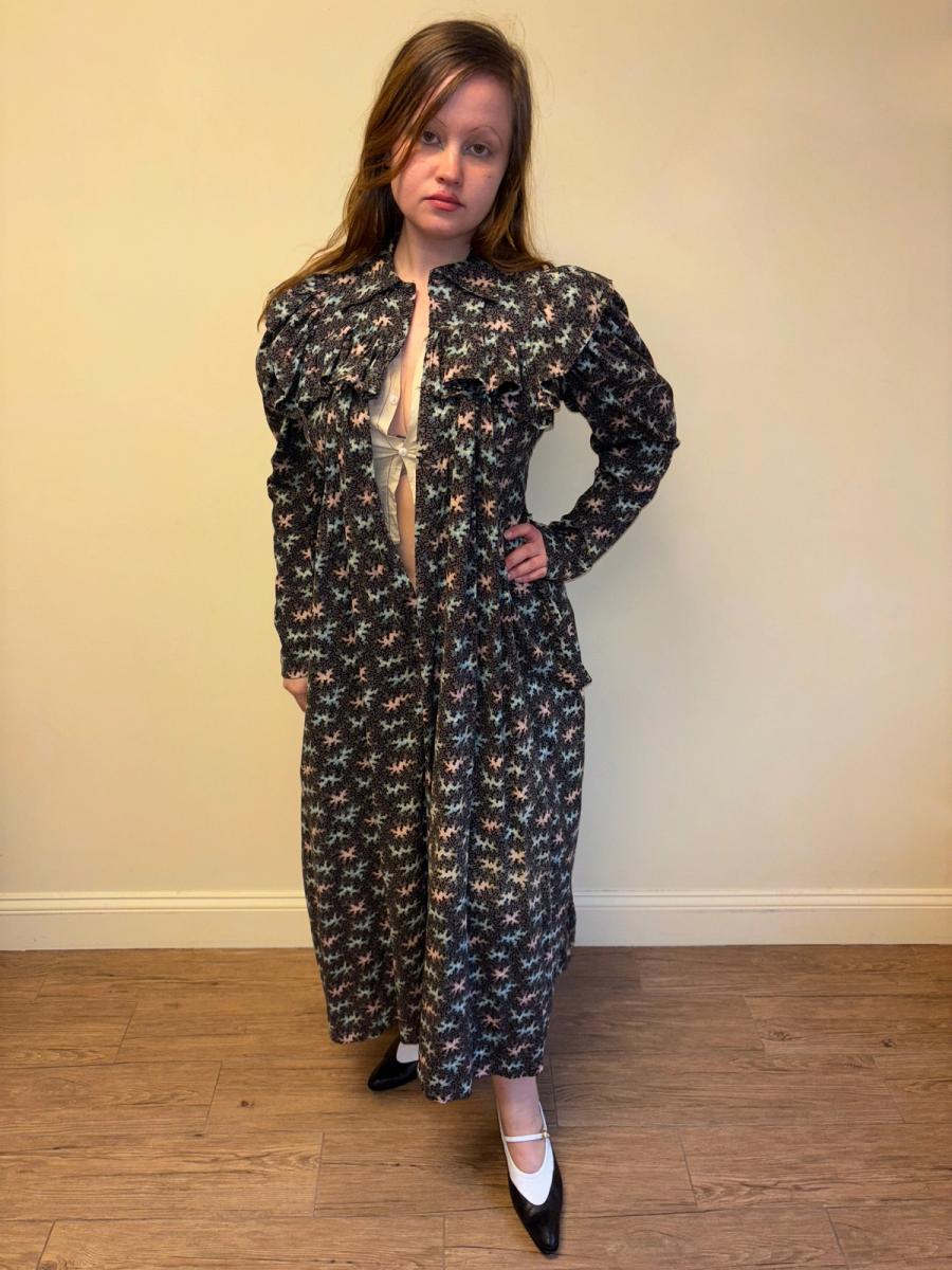 1800s Vermicular Print Vibrant Wrapper product image