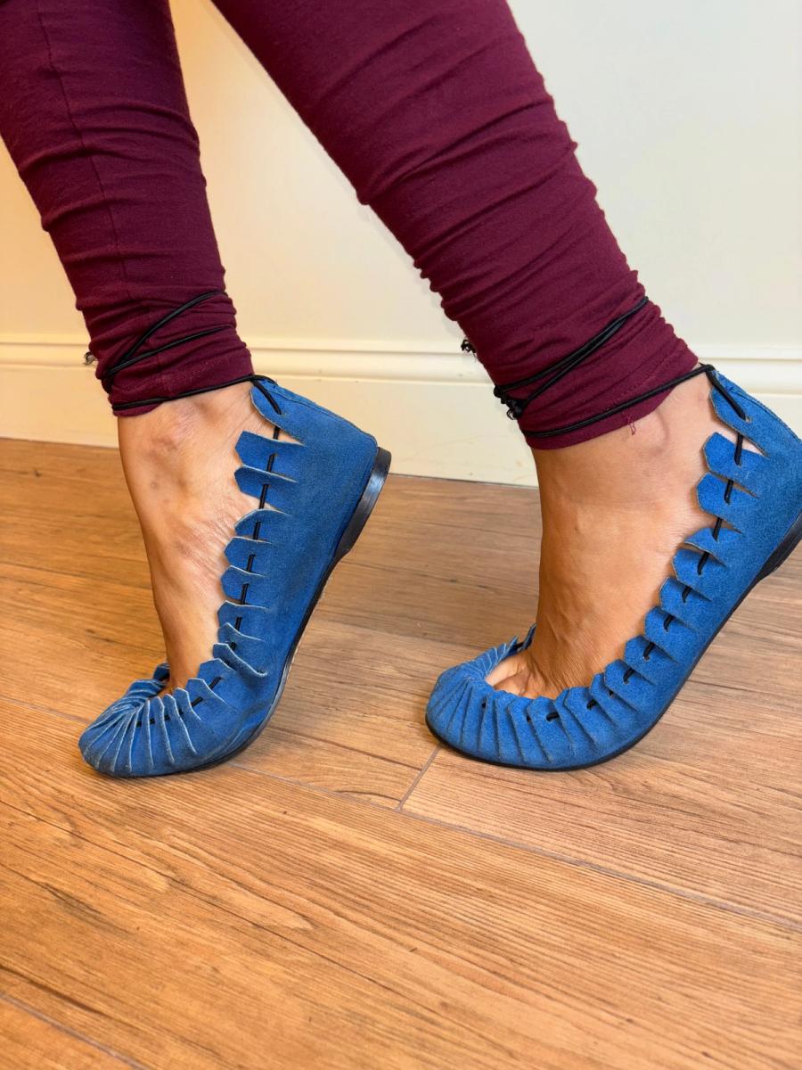 80s Norma Kamali Antique Style Sandals product image
