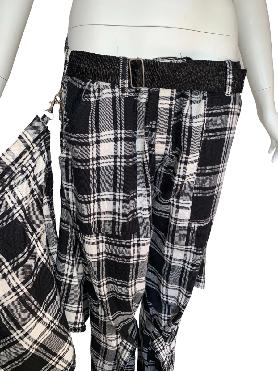 Black Pistol Plaid Seditionaries Pants product image