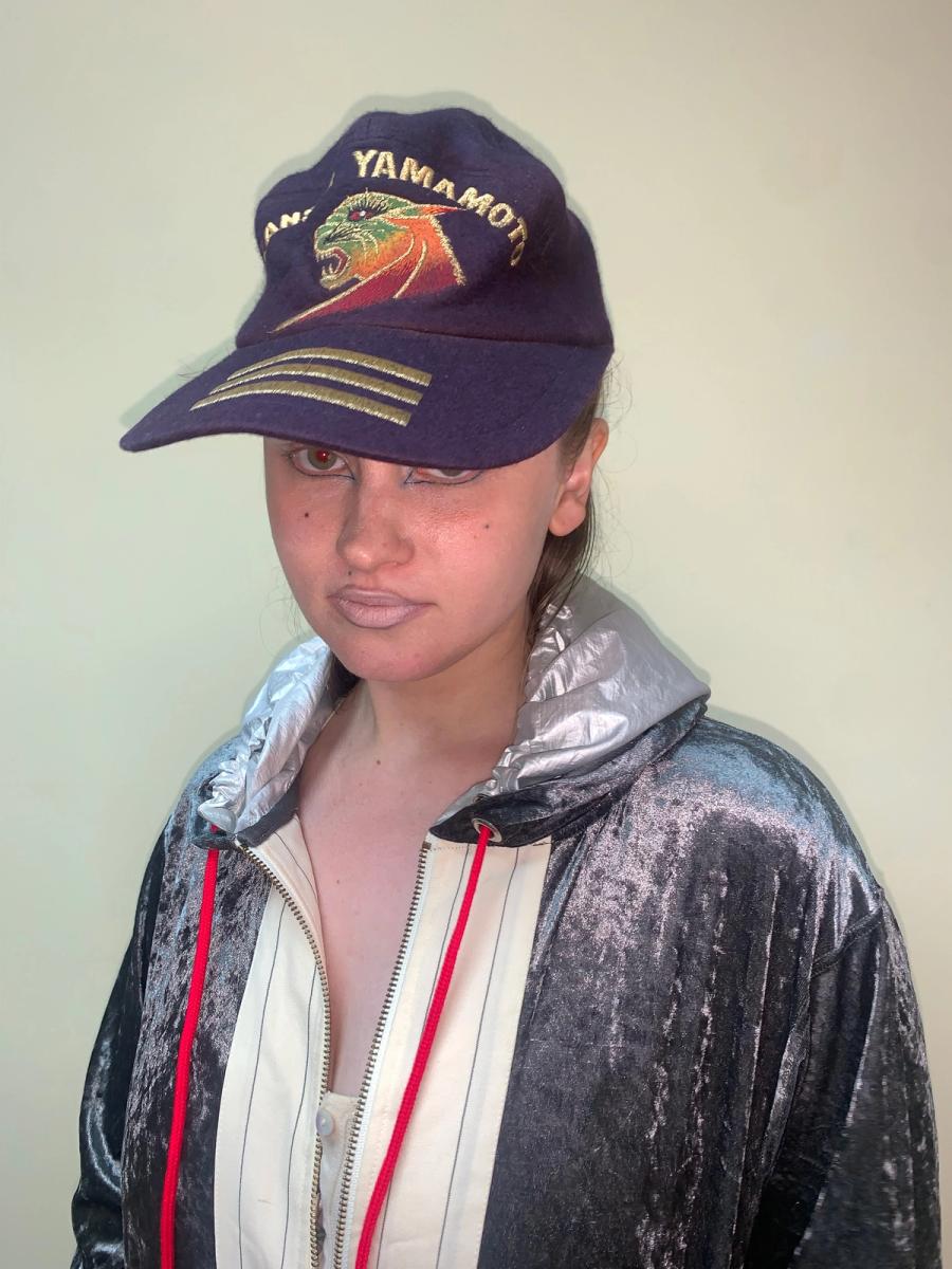 80s Kansai Yamamoto Embroidered Big Cat Hat product image