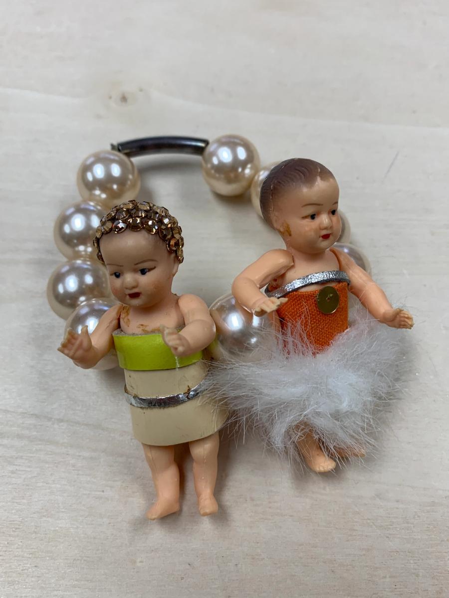 Irina Volkonskii Rhinestone Baby Doll Bracelet