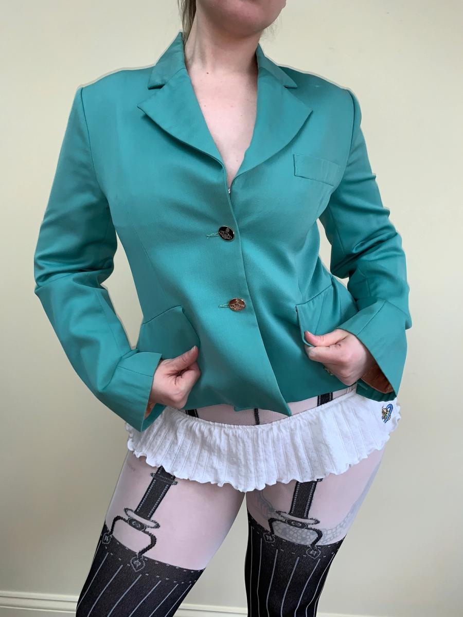 Vivienne Westwood 1993 'Grand Hotel' Teal Jacket product image
