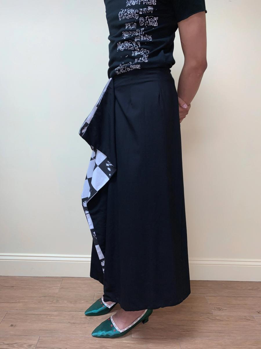 T.Kunitomo Long Black Skirt product image