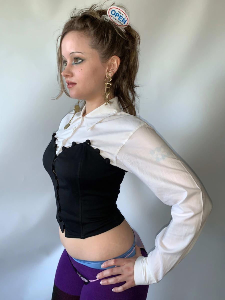 Chantal Thomass Button Illusion Bustier product image
