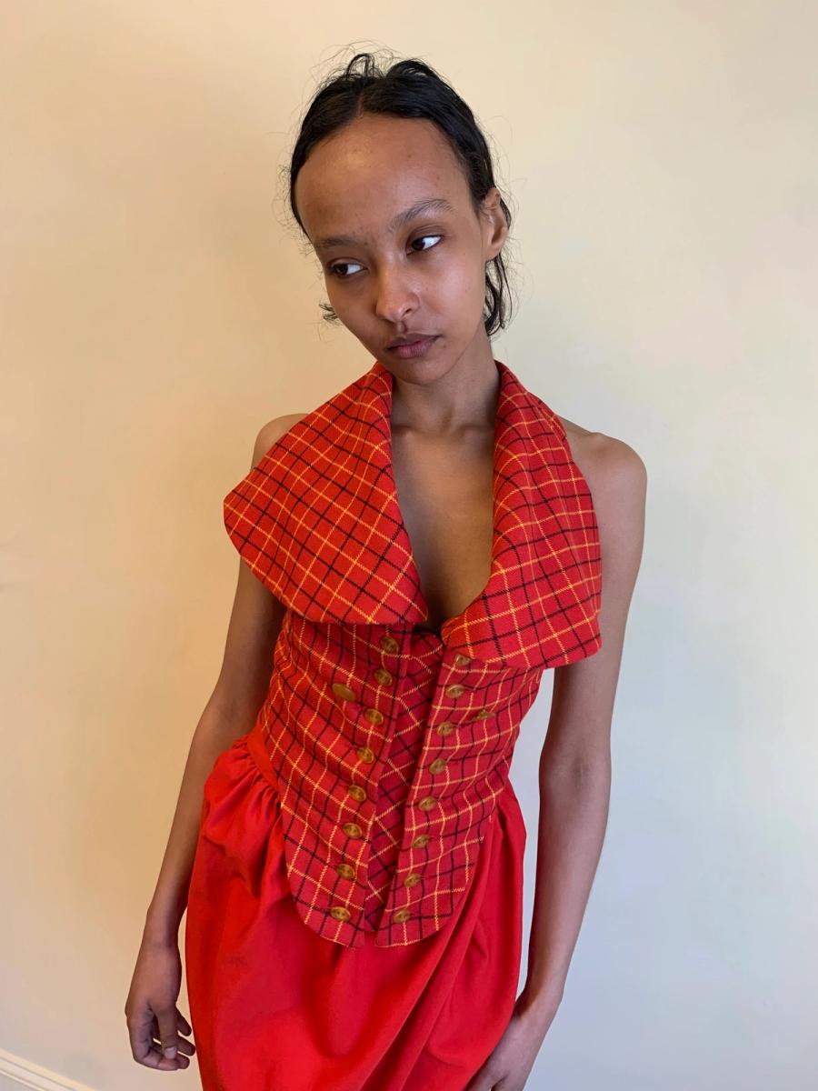 Vivienne Westwood 'Vive la Cocotte' AW 1995 Tartan Corset product image