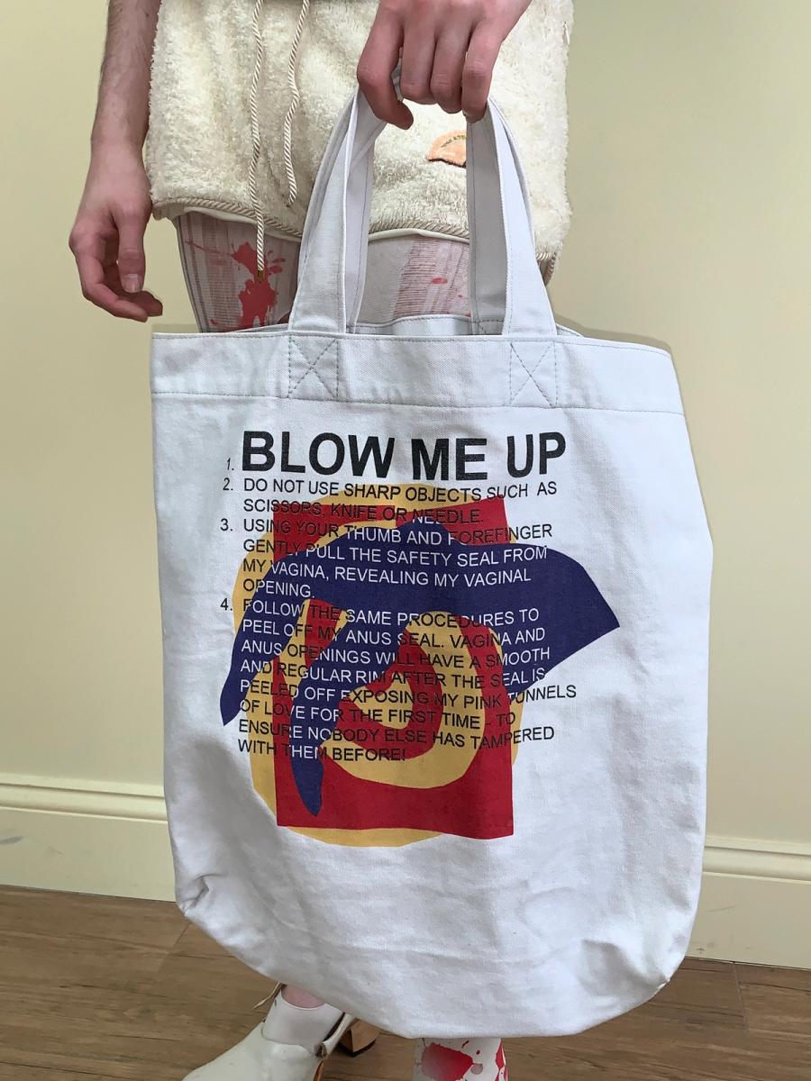 Vivienne Westwood Gold Label 2006 'Blow Me Up' / 'Propaganda' Tote  product image