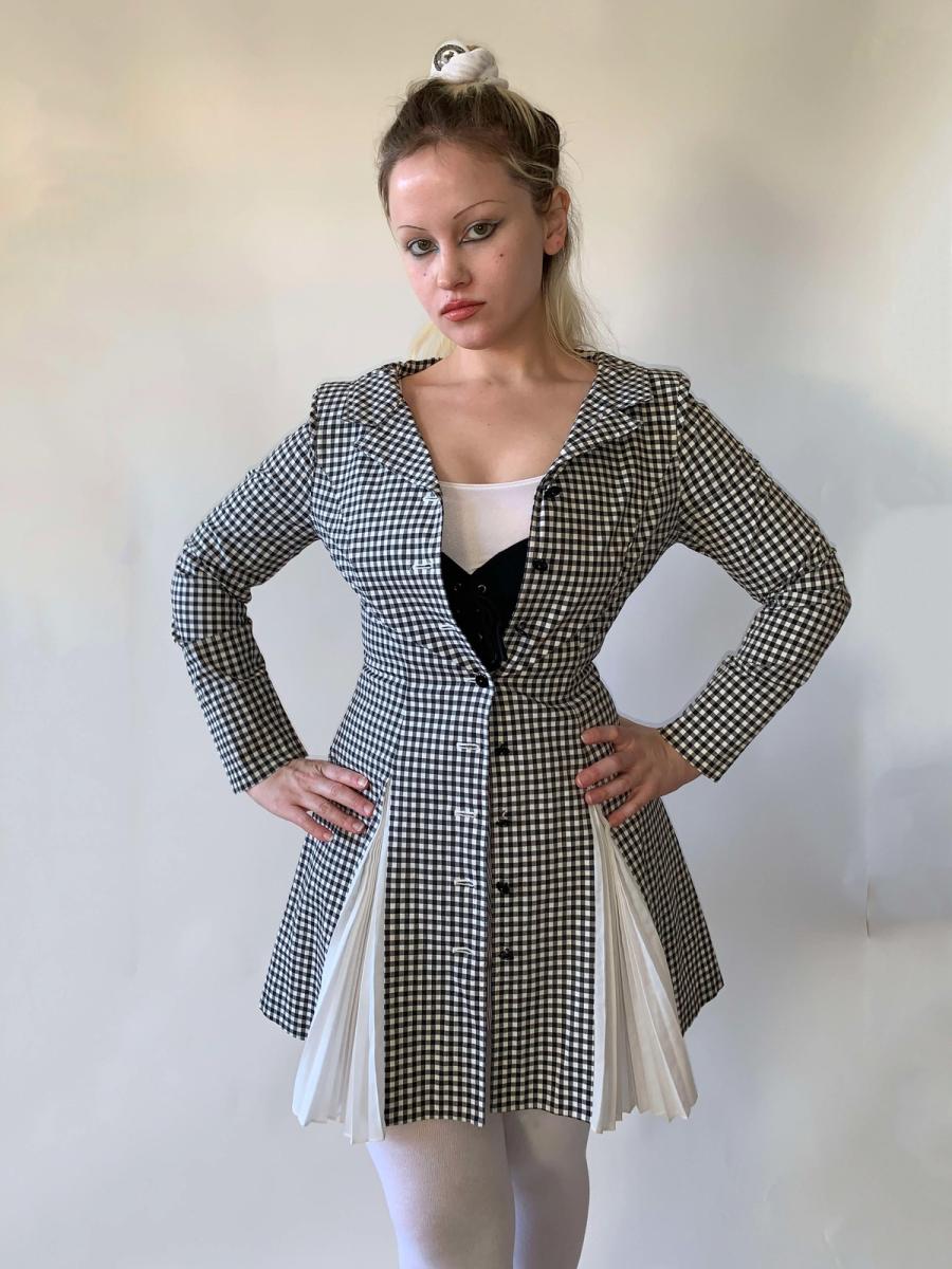 Chantal Thomass Gingham Jacket Dress product image