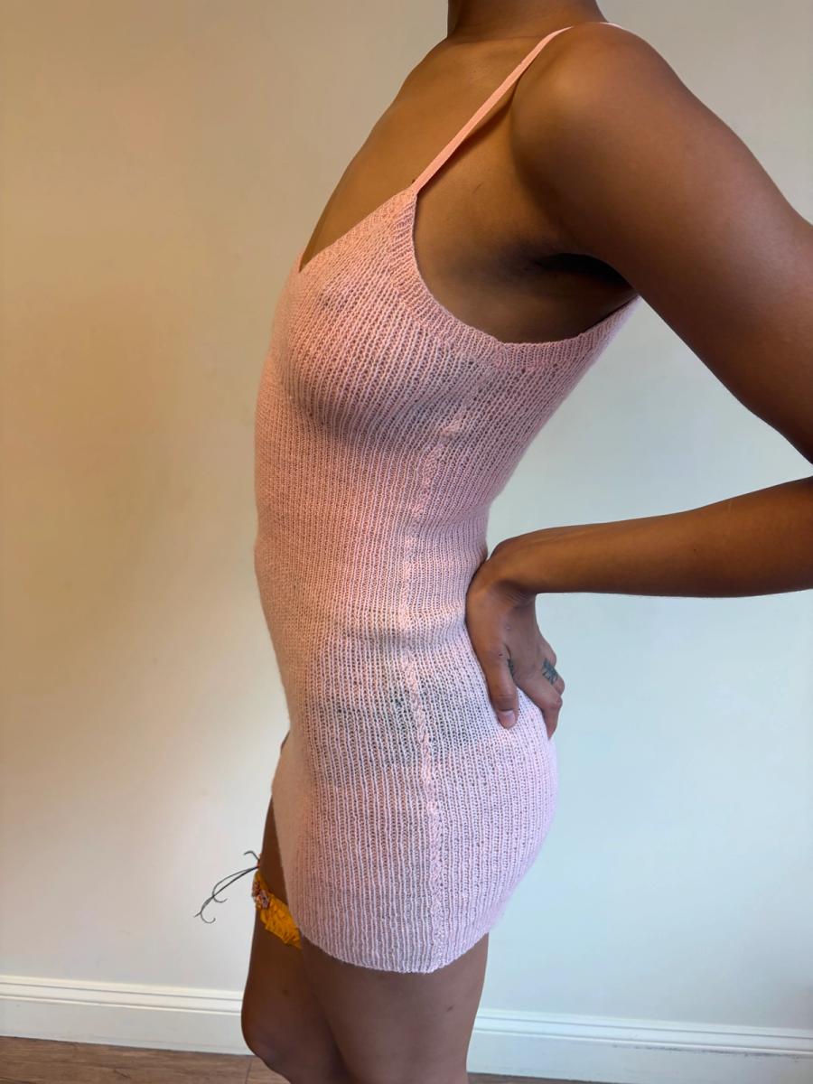 1930 Knit Bubblegum Pink Slip product image