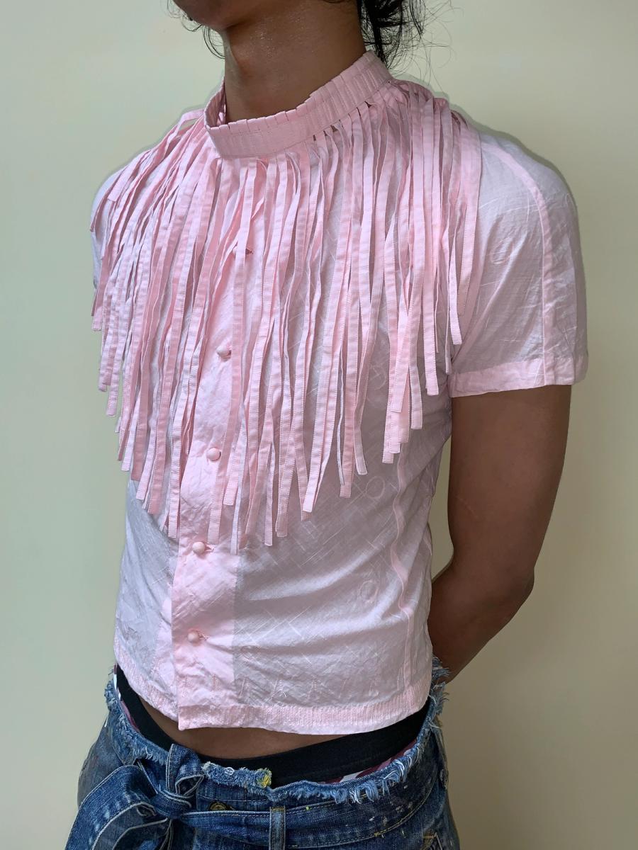 Issey Miyake HaaT Detachable Fringe Shirt product image