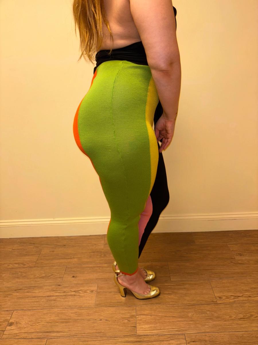 Gianni Versace Knit Harlequin Pants product image