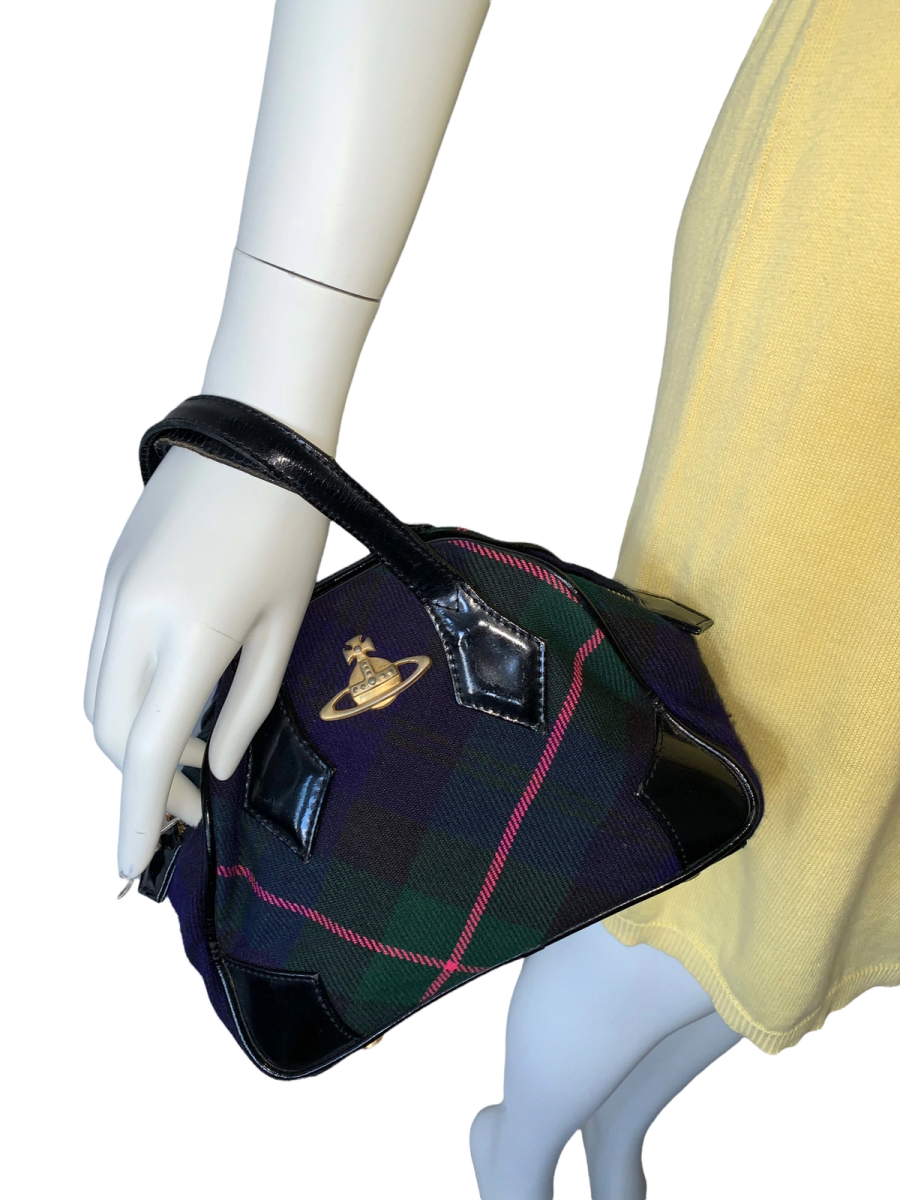90s Vivienne Westwood Mini Yasmine Tartan Bag product image