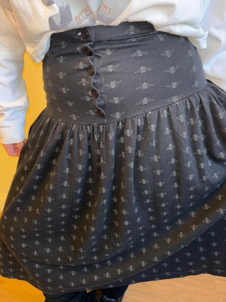 80s Krizia Maglia Bee Print Skirt product image
