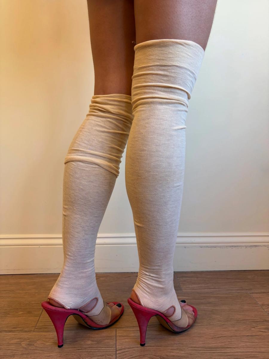 1920s Deadstock Footless Stockings product image