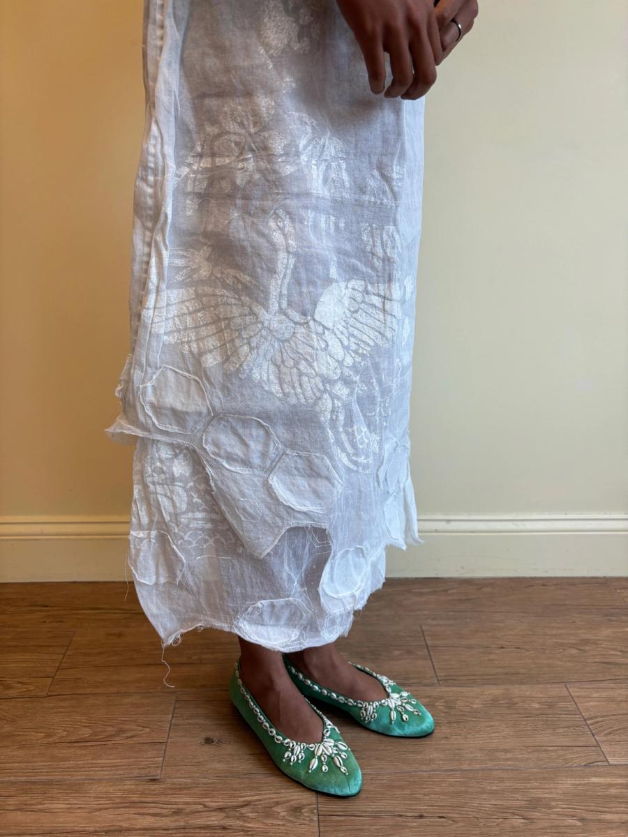 Michiko Koshino Patchwork Linen Dress product image