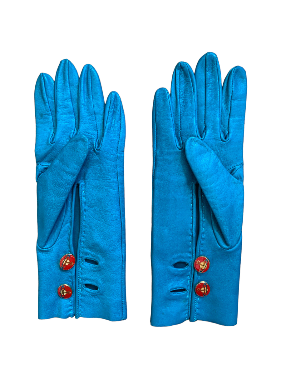 90s Vivienne Westwood Leather Gloves product image