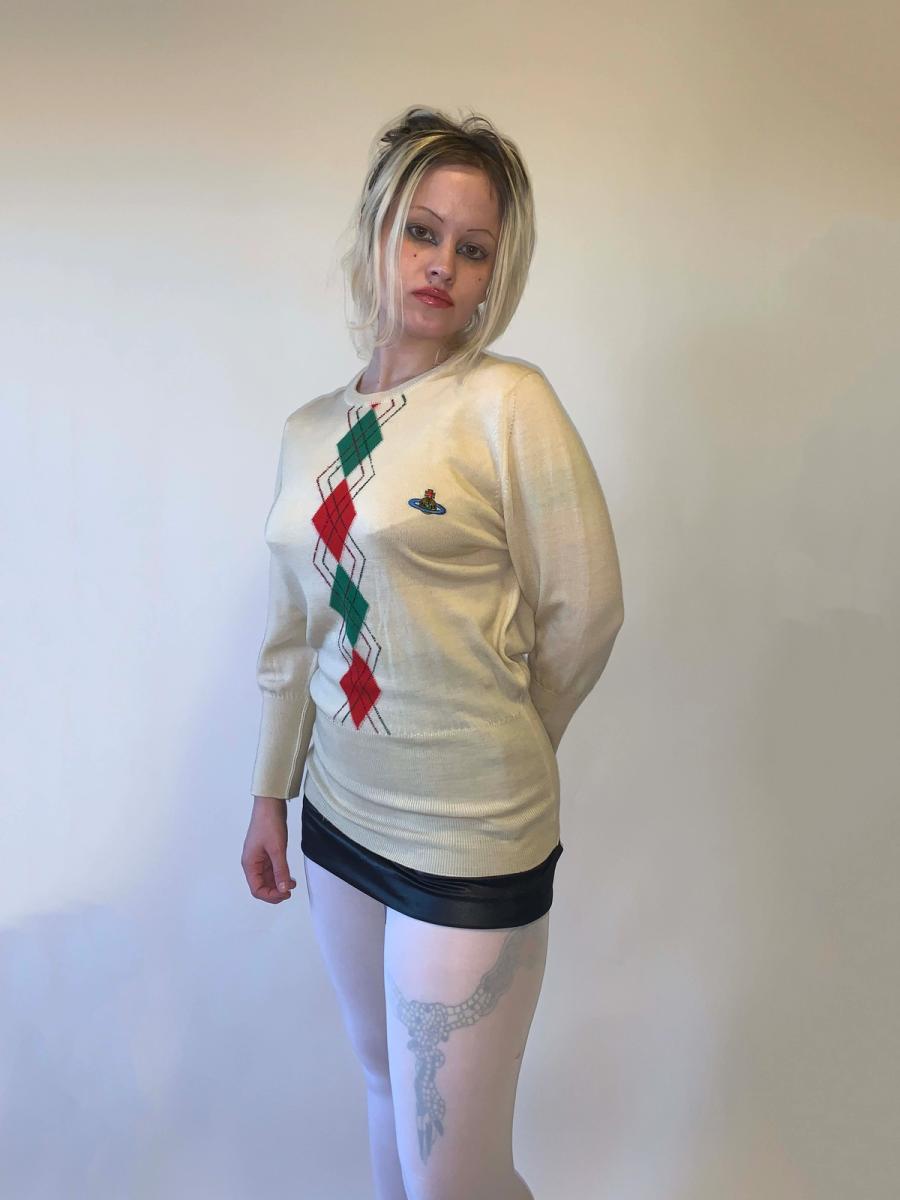 Vivienne Westwood 1989 Pagan Argyle Knit product image