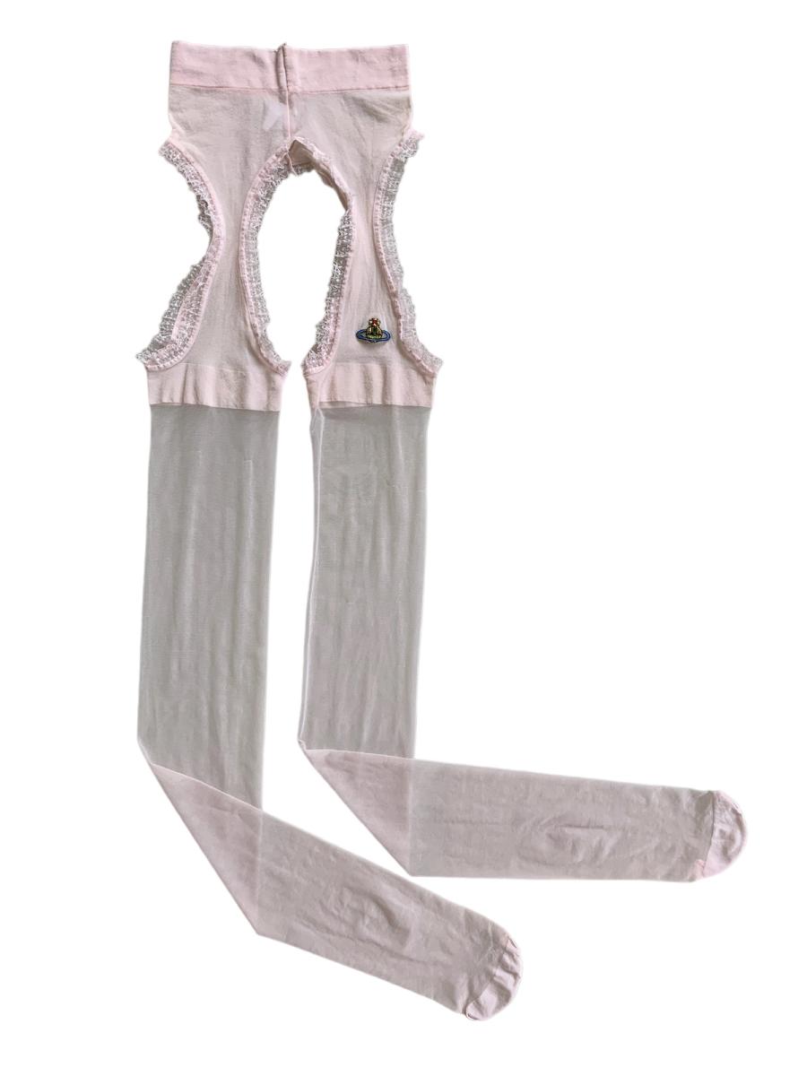 Deadstock Vivienne Westwood Pink Garter Style Stockings product image
