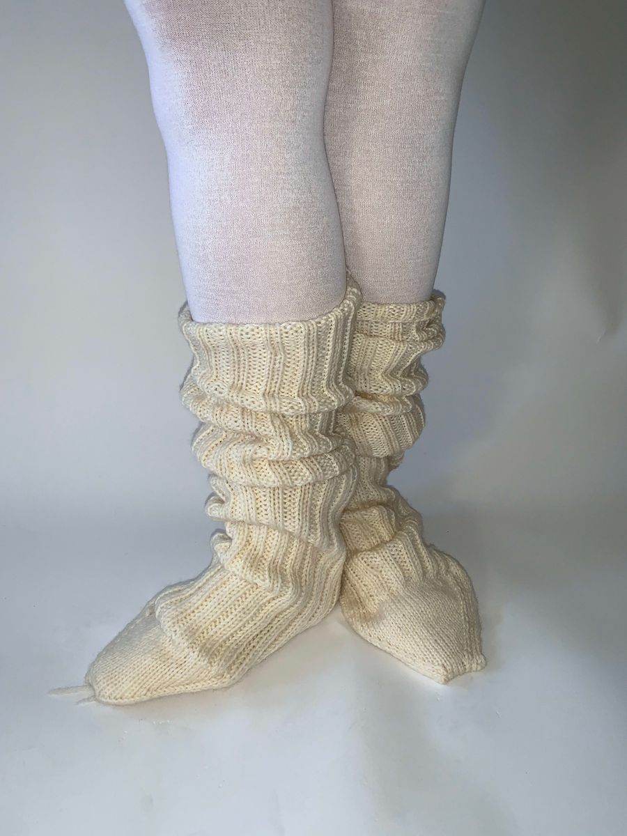 Antique Chunky Knit Socks product image