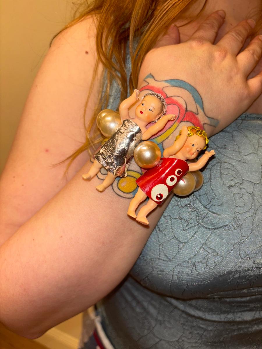 Irina Volkonskii Rhinestone Doll Bracelet product image