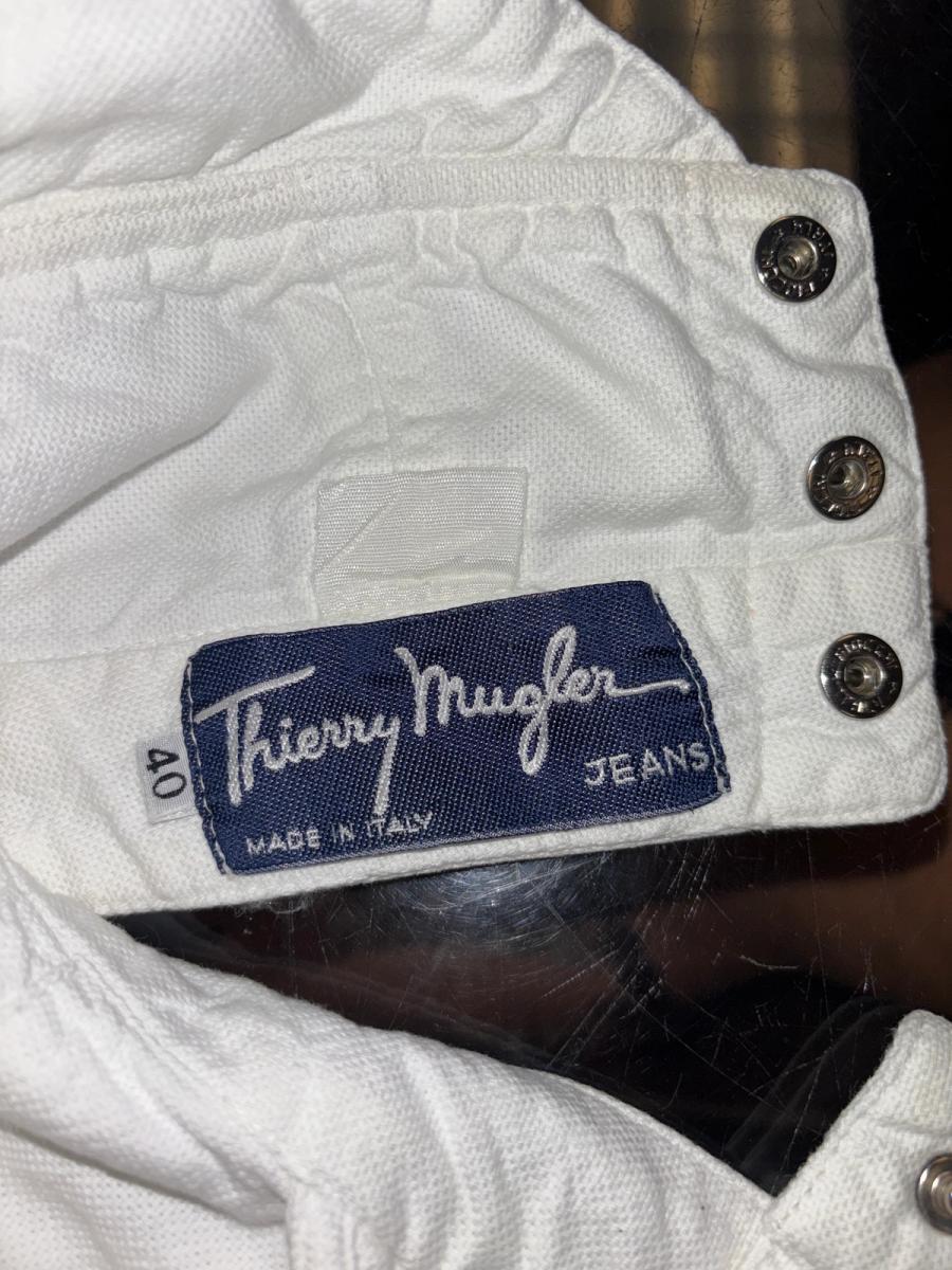 80s Mugler White Bandeau Top product image