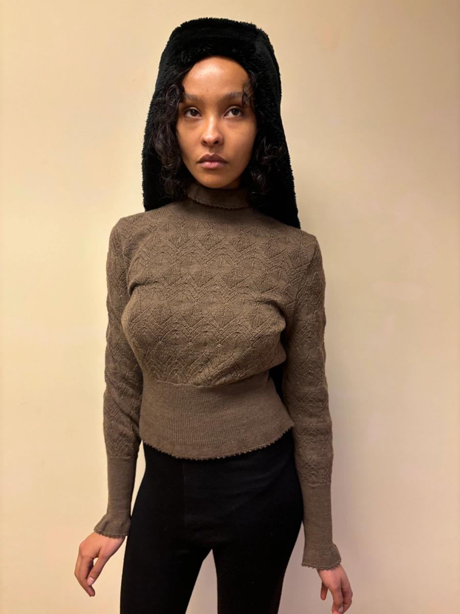 Vivienne Westwood 90s Pointelle Mockneck Knit product image