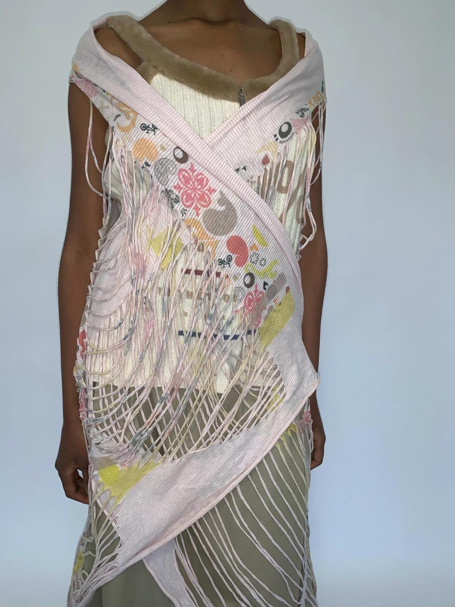 Nozomi Ishiguro Slashed Wrap product image