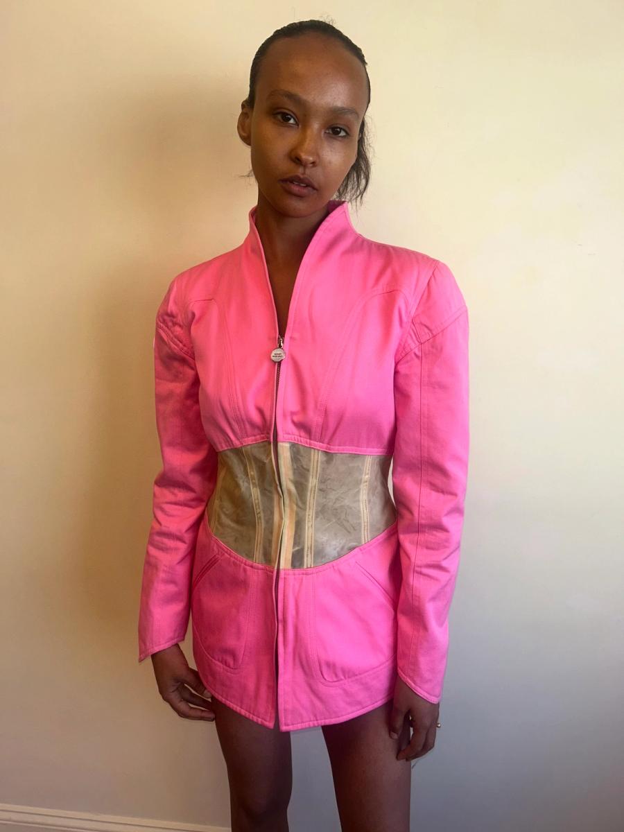 Thierry Mugler Trademark MTM Hot Pink PVC Jacket product image