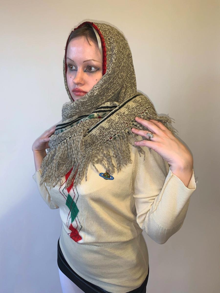 Victorian Rose Knit Shawl product image