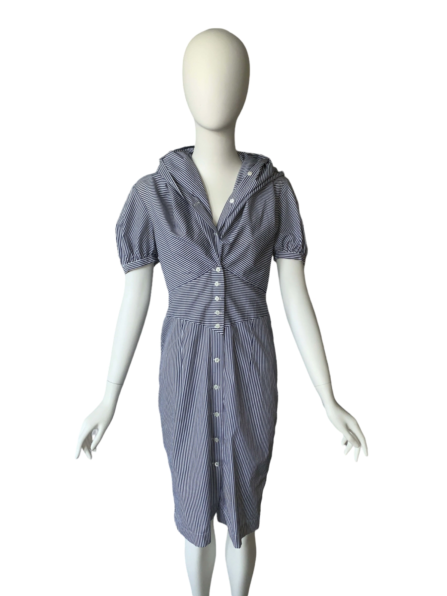 Vintage Vivienne Westwood Hooded Button Down Dress product image
