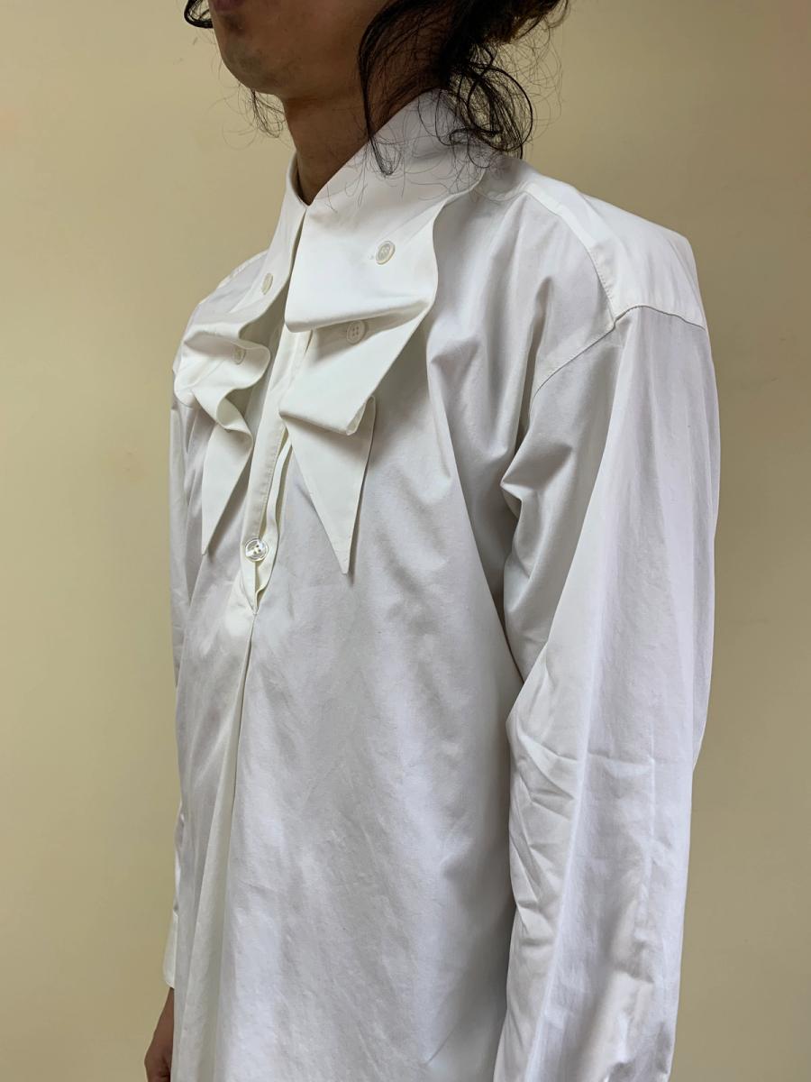 1980s Issey Miyake Button Collar Poet Blouse  product image