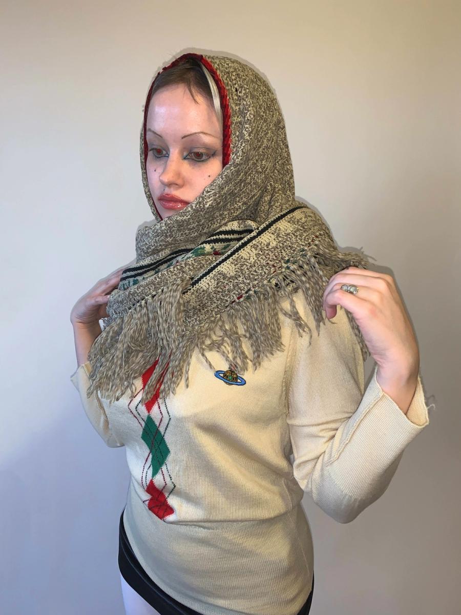 Victorian Rose Knit Shawl product image