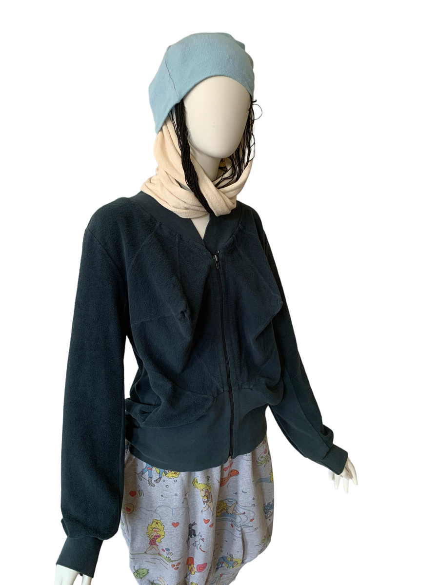 Bernhard Willhelm "Bullet Bra" Zip Up Sweatshirt product image