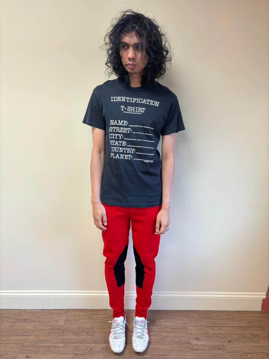 1980s Norma Kamali 'Identification T-Shirt' product image