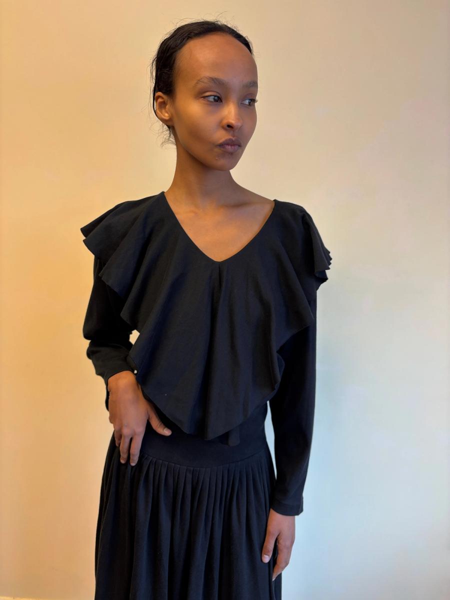 80s Norma Kamali Ruffle Set product image