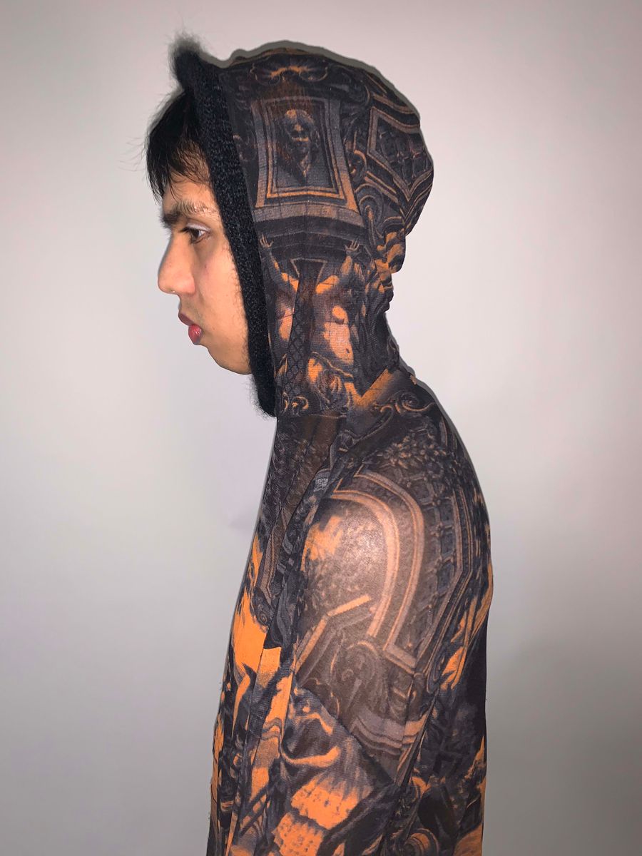 Jean Paul Gaultier Hooded Toile Mesh Top product image
