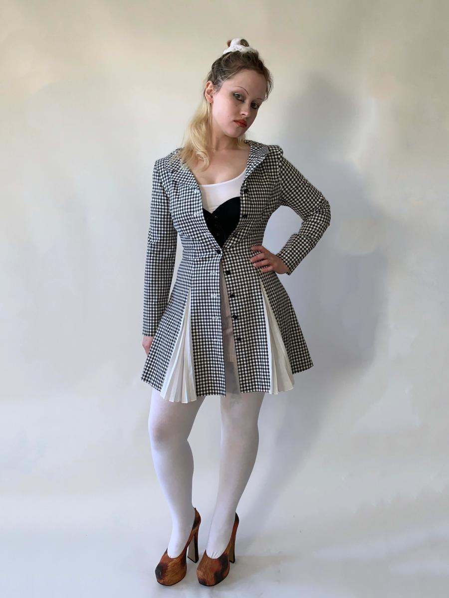 Chantal Thomass Gingham Jacket Dress product image