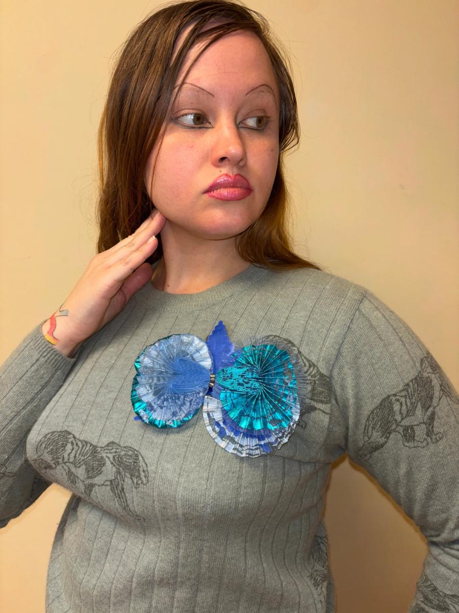 Issey Miyake Fête Pleated Brooch product image